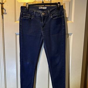 Levi's Size 29 Dark Wash Skinny Jeans